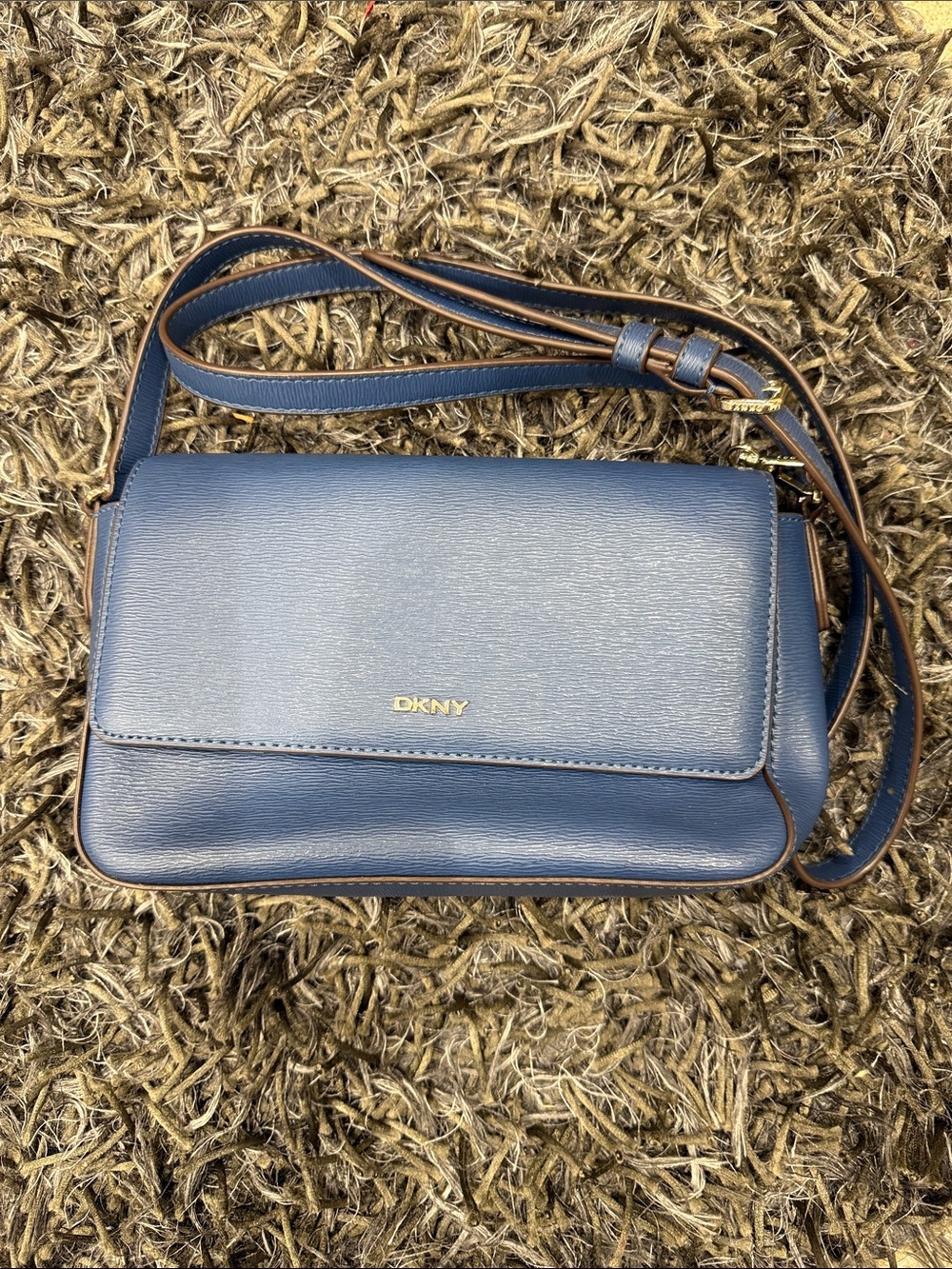 DKNY blue purse